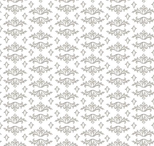 Seamless flower pattern. Abstract floral ornament. Brocade Texture vector