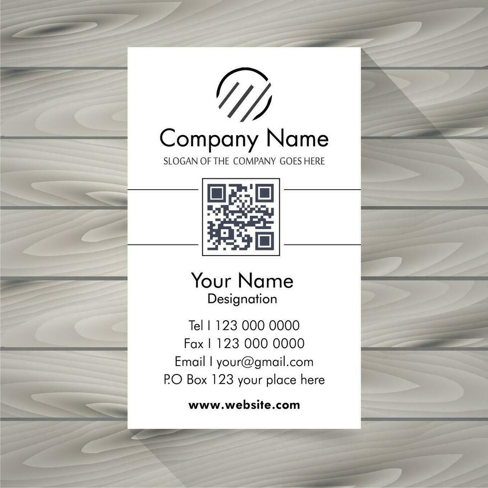 Business card vector