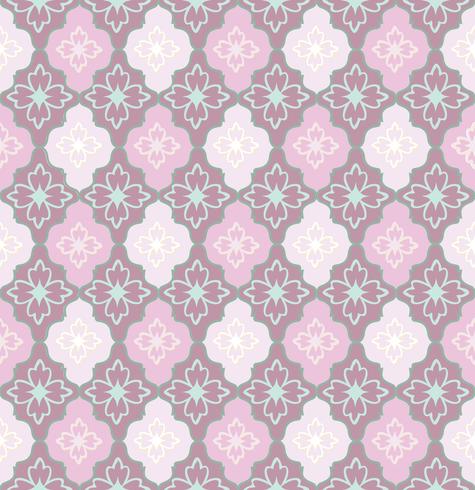 Patrón de flores sin fisuras Ornamento floral abstracto. Textura de brocado vector