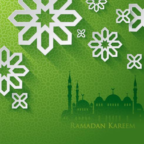 Ramadan greetings vector