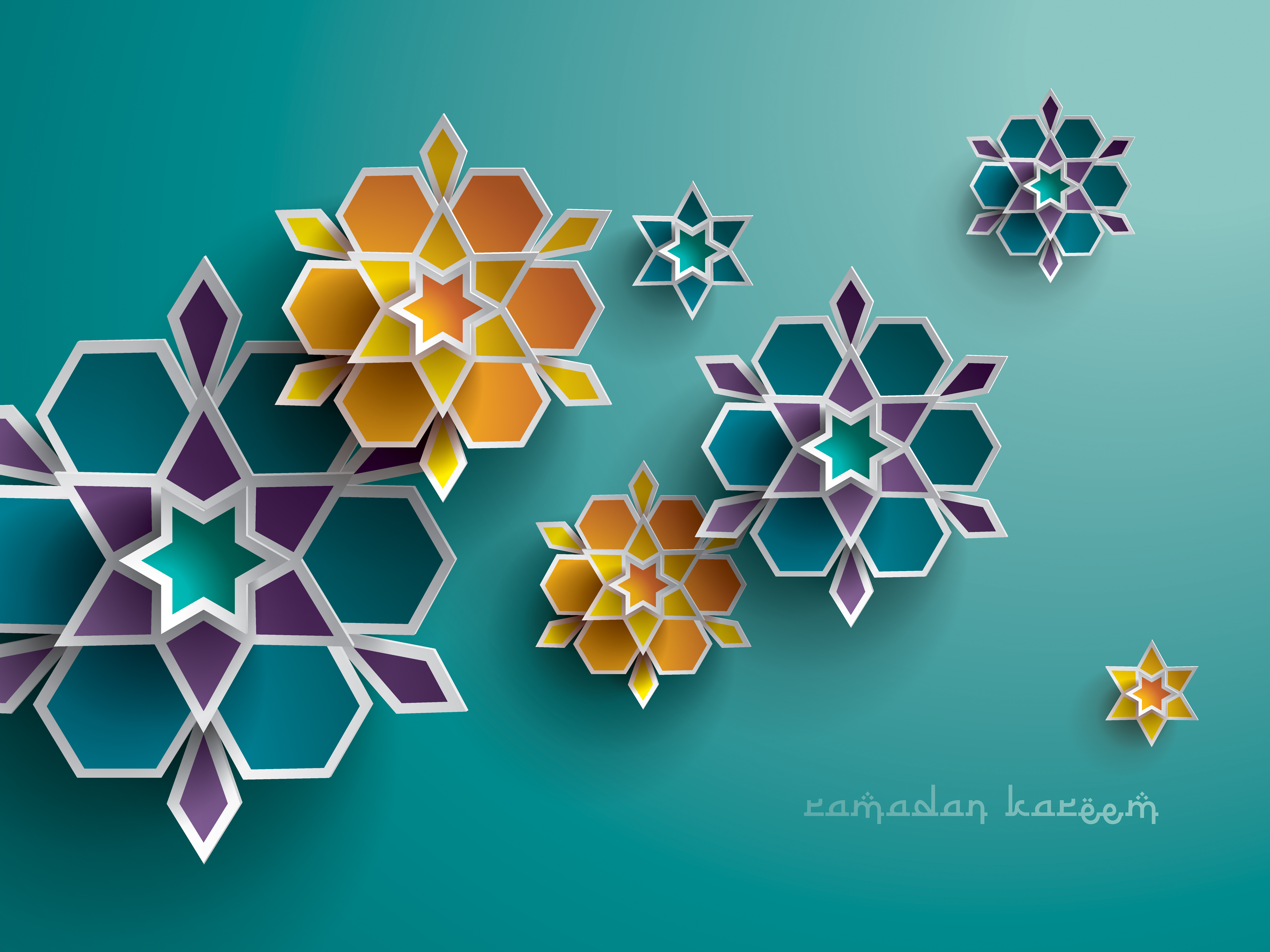 Paper graphic  of islamic geometric  art  Download Free Vectors  Clipart  