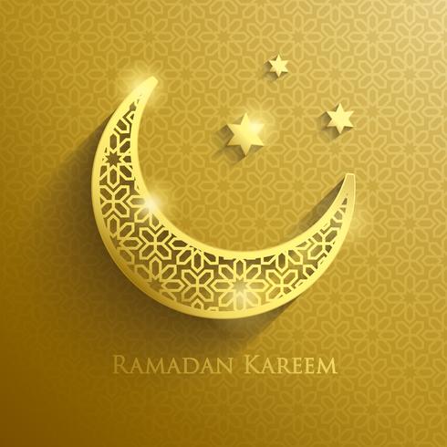 Saludos de ramadan vector