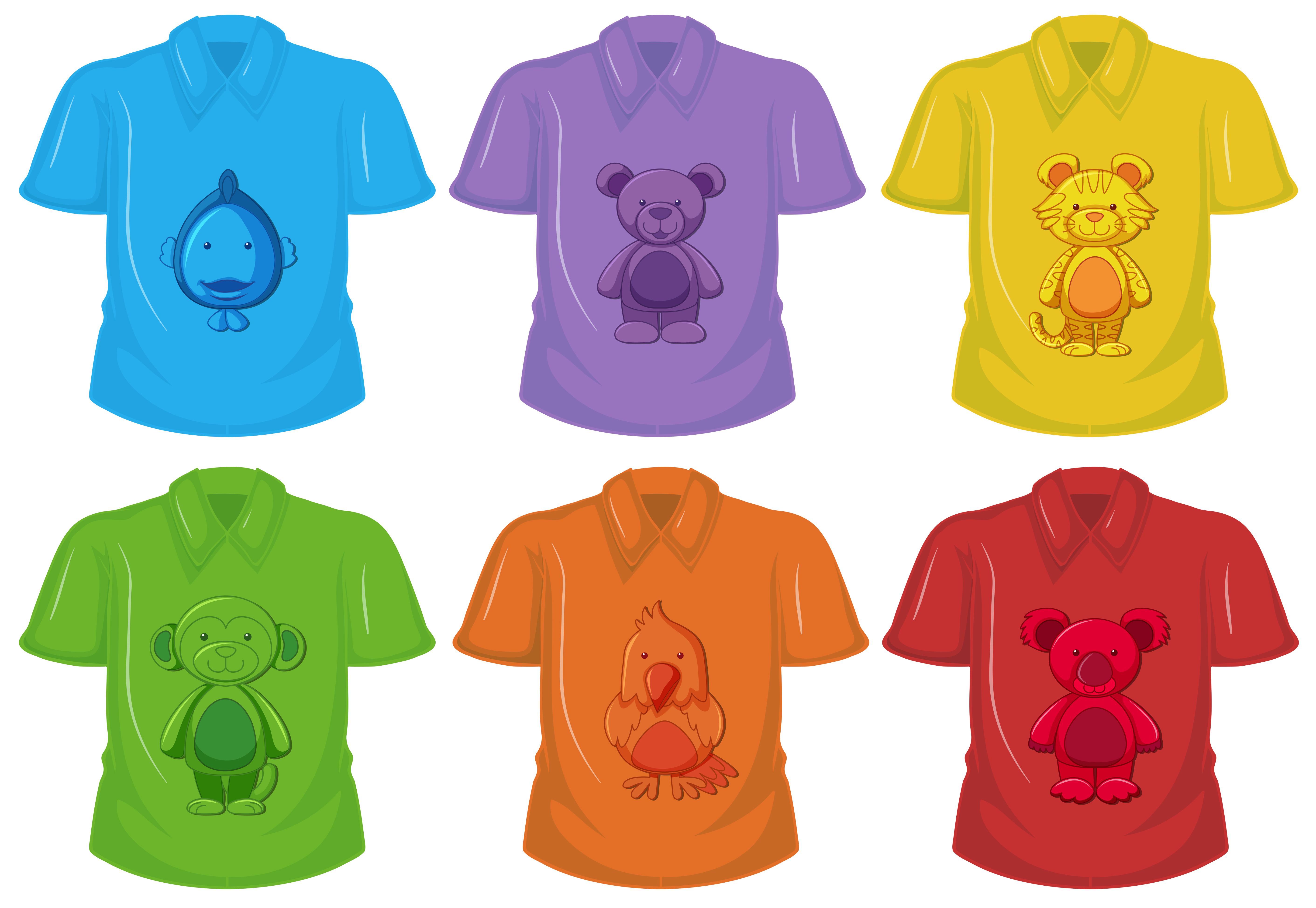 Yellow T Shirt Free Vector Art - (188 Free Downloads)