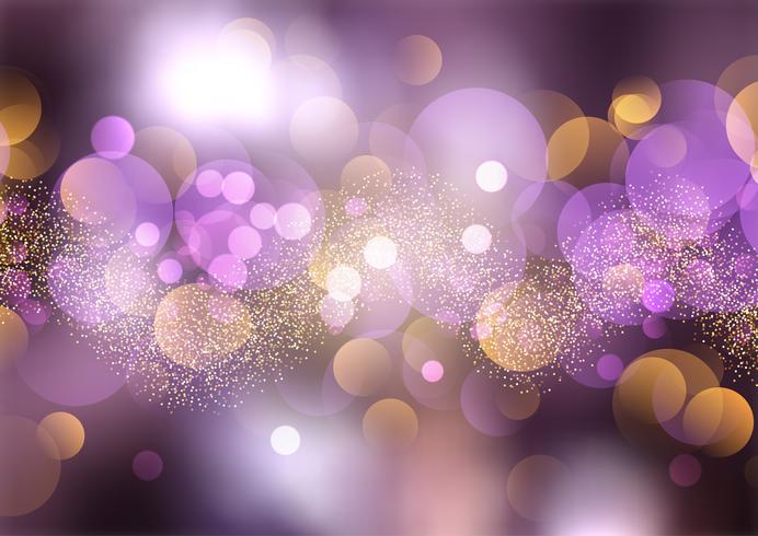 Bokeh lights background  vector