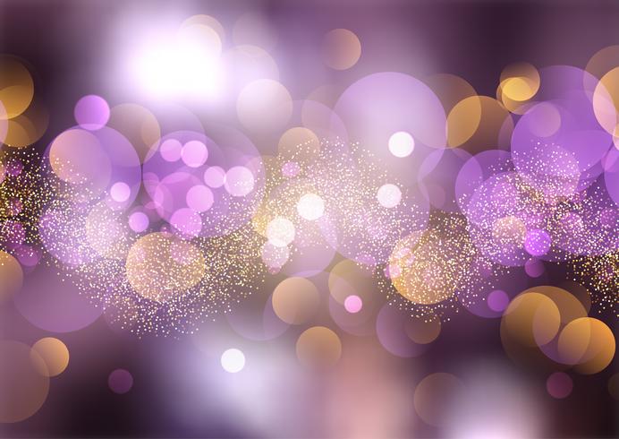 Fondo de luces bokeh vector