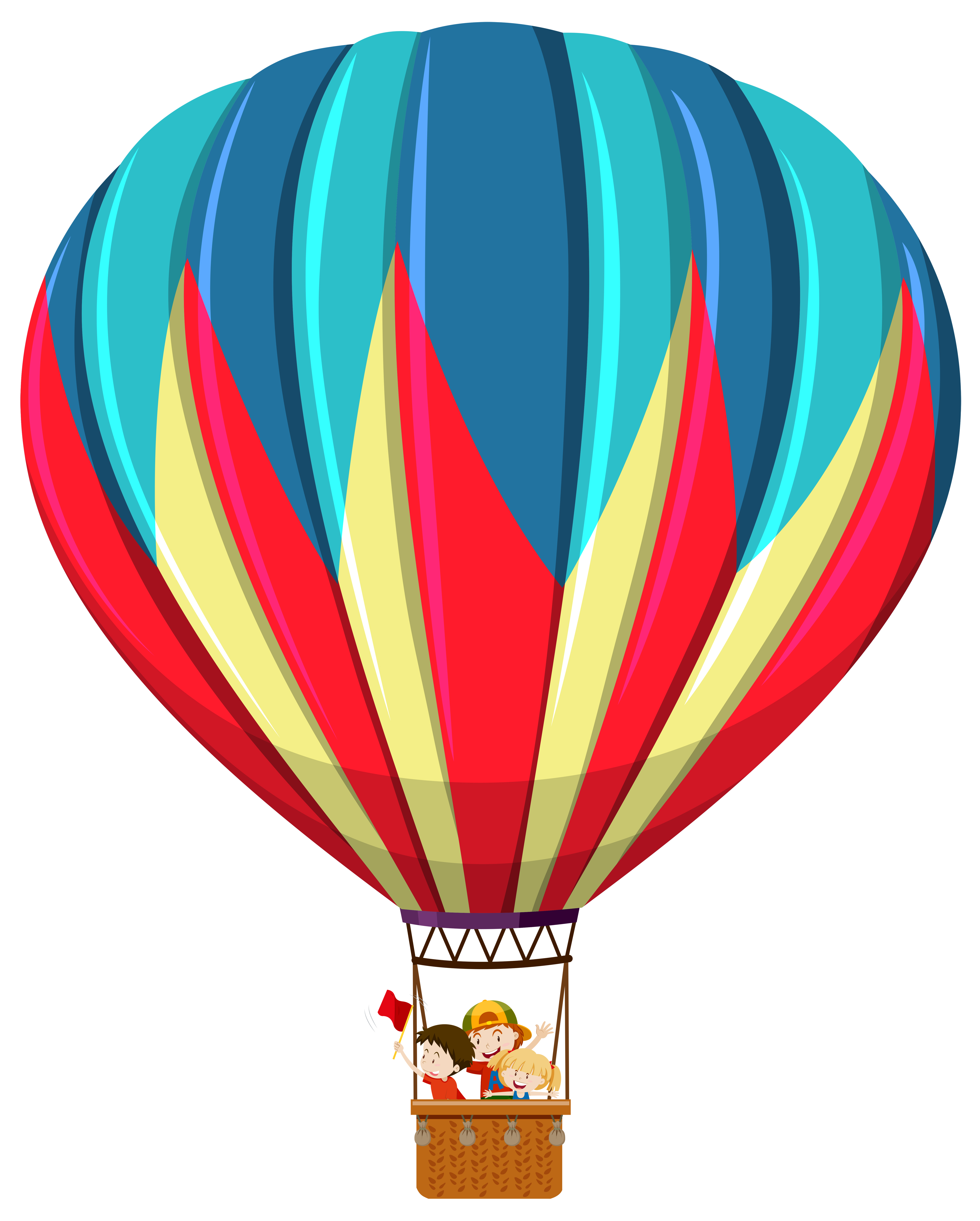 Infantil Globo Aerostatico Dibujo
