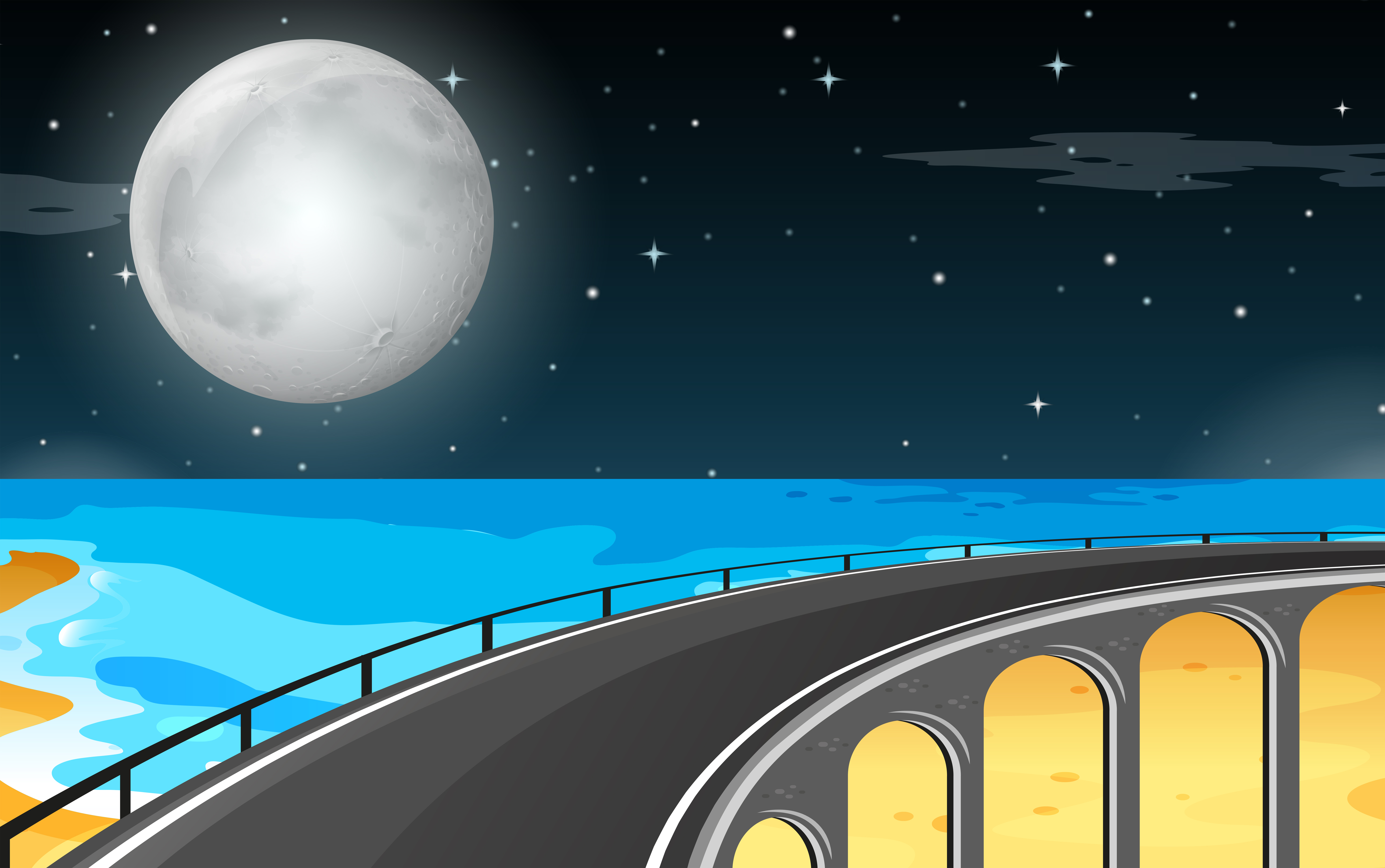 Free Free 248 Moon Over Water Svg SVG PNG EPS DXF File