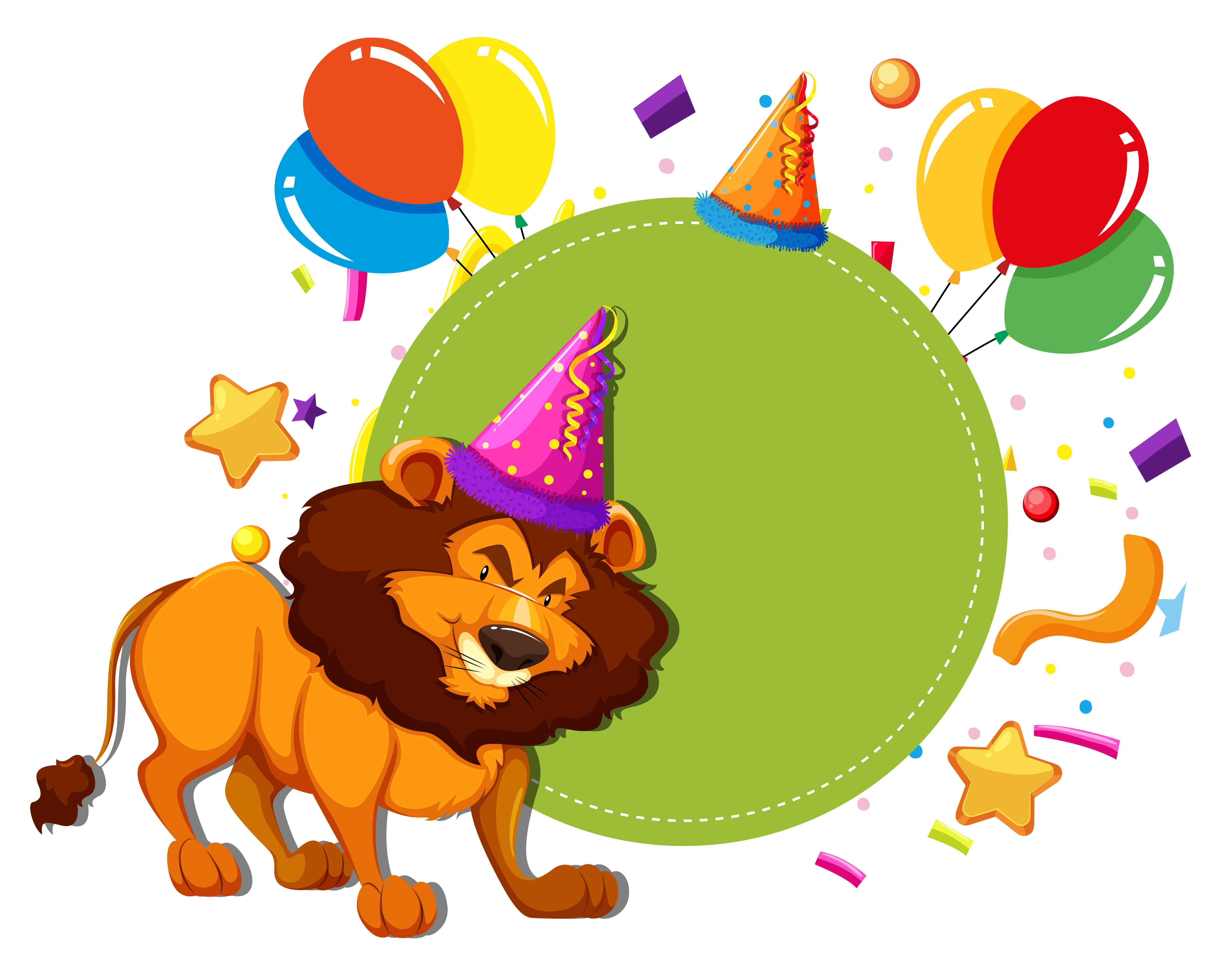 Download Lion on blank banner - Download Free Vectors, Clipart ...