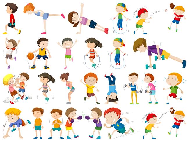 Set of healthy people character vector