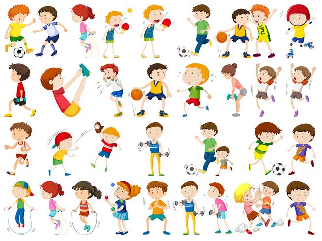 Set of exercise character vector