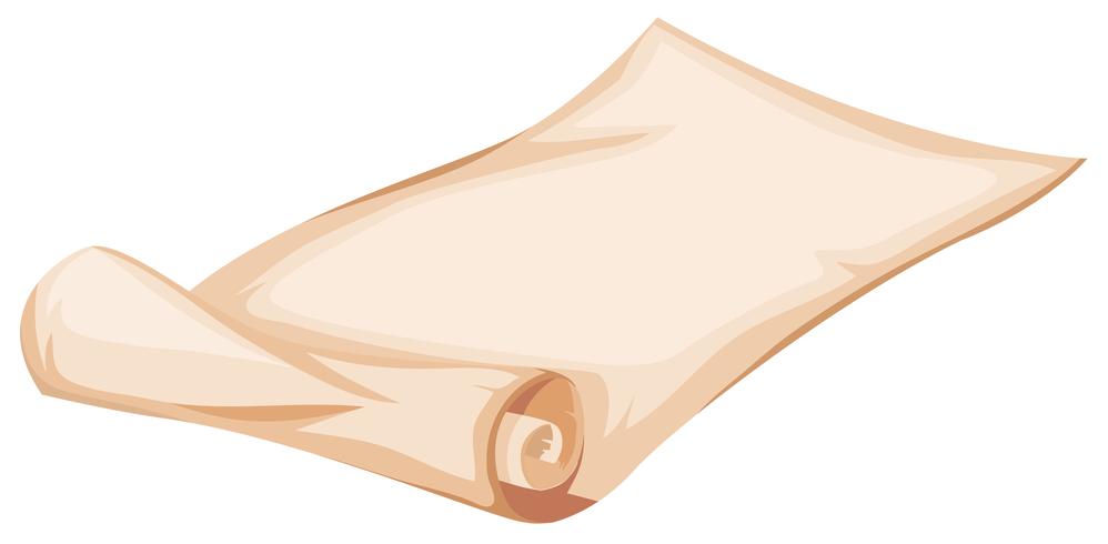 A paper roll template vector