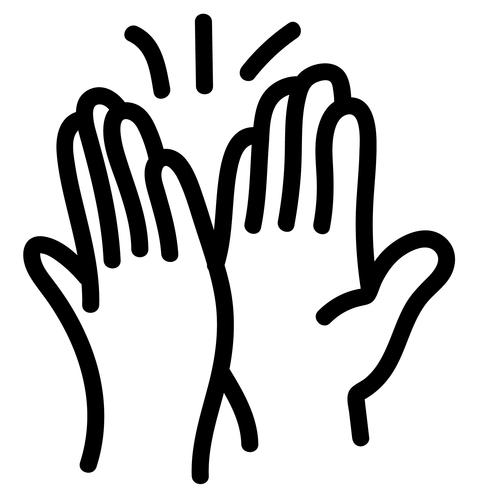 high five vector - Download Free Vectors, Clipart Graphics & Vector Art