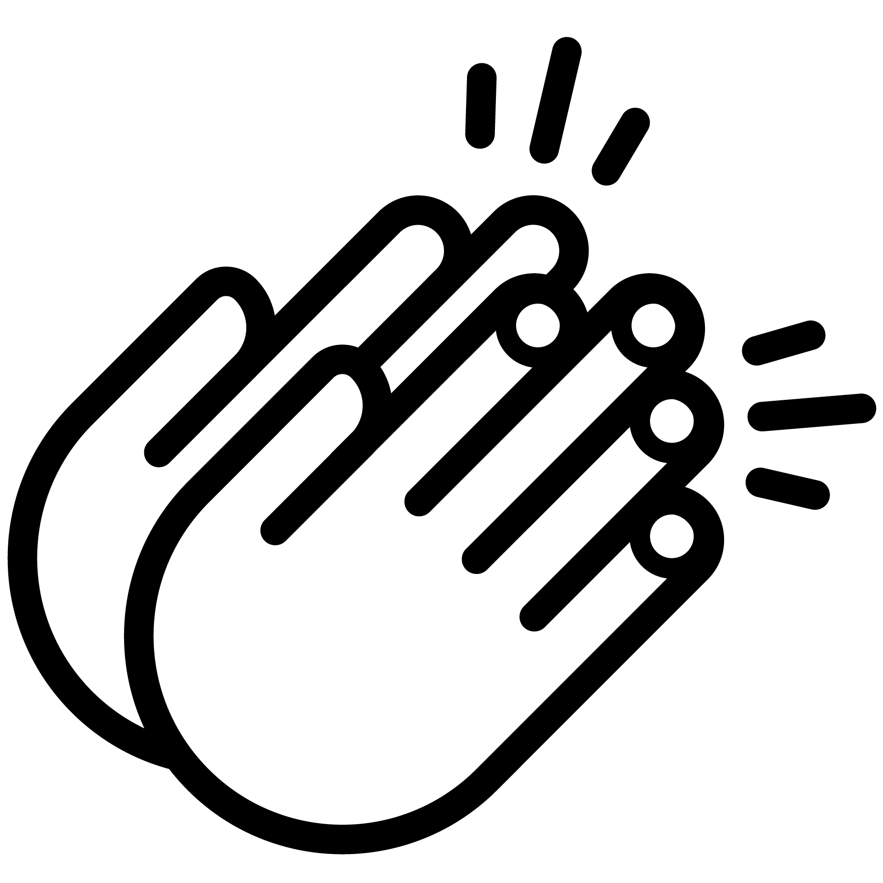 Who claps with closed hands hromarabia