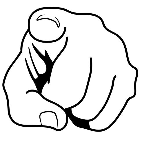 pointing finger vector - Download Free Vectors, Clipart Graphics ...