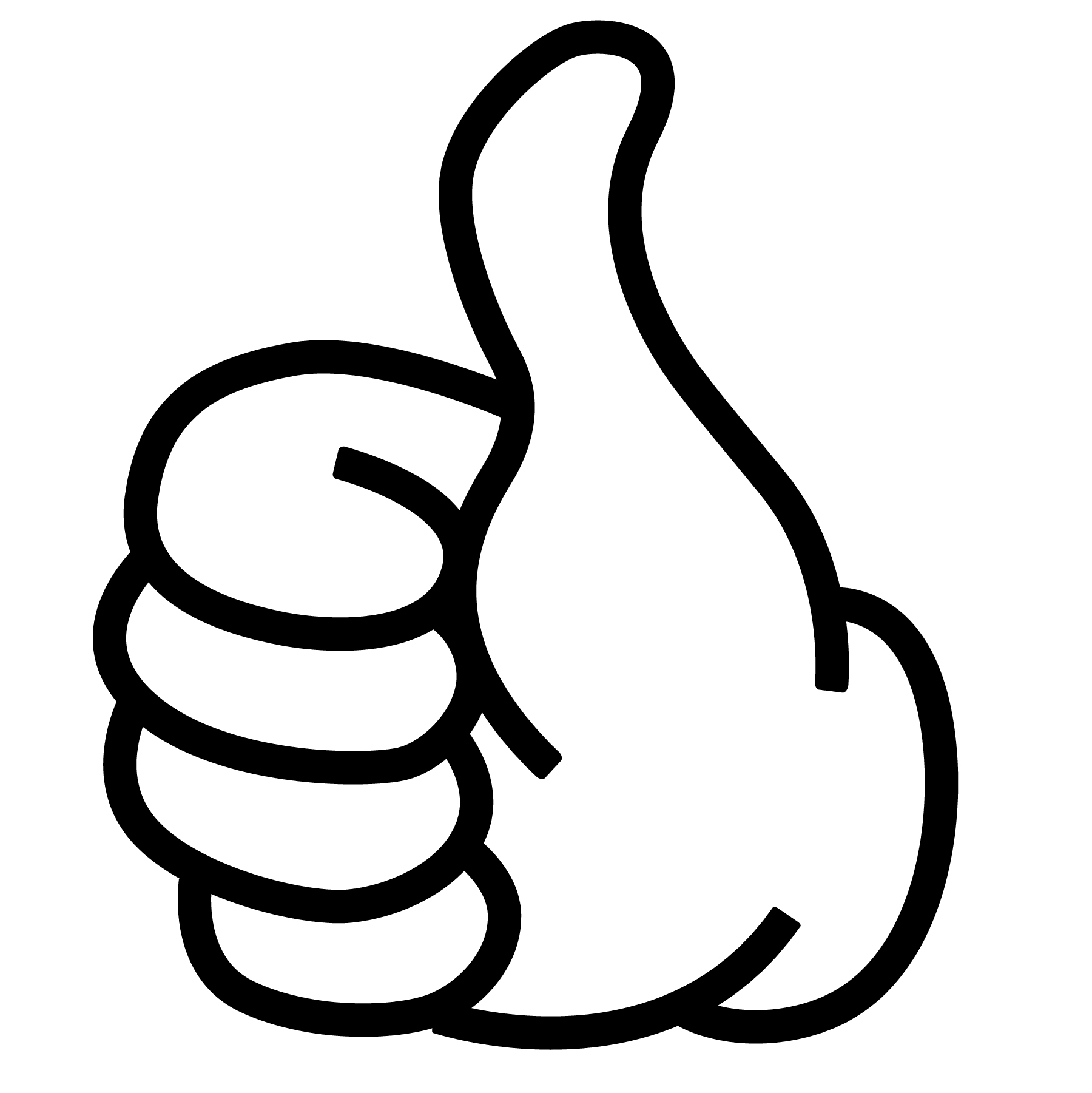 free thumbs up svg