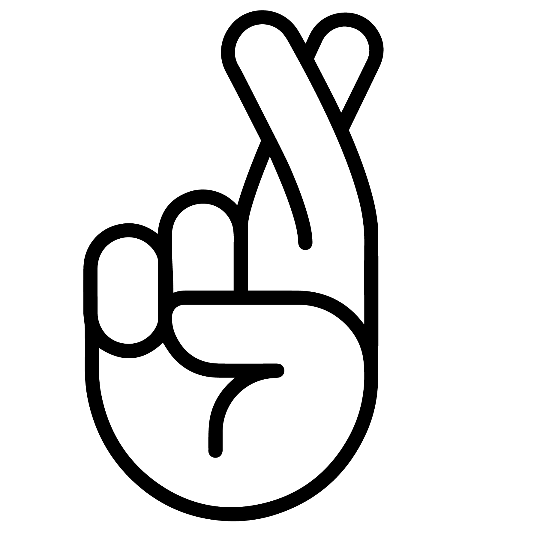 Middle Finger Logo Decal