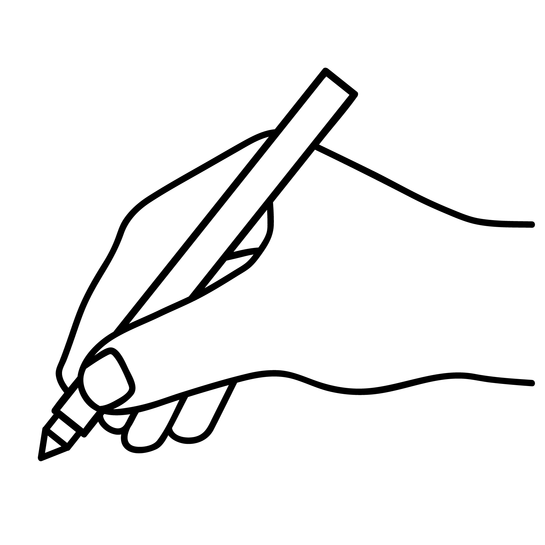 hand holding a pen - Download Free Vectors, Clipart Graphics & Vector Art