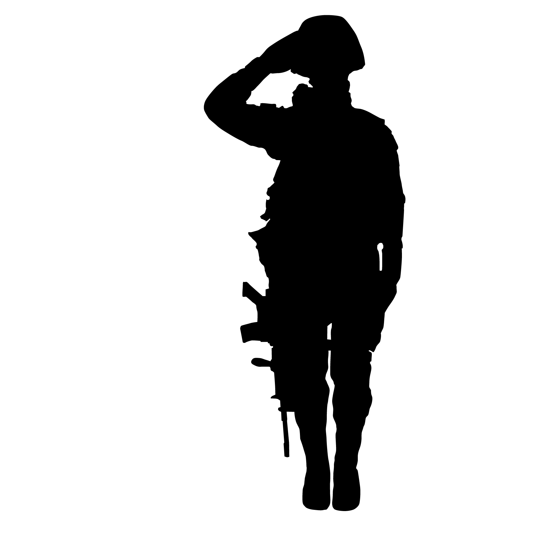 Female Soldier SVG