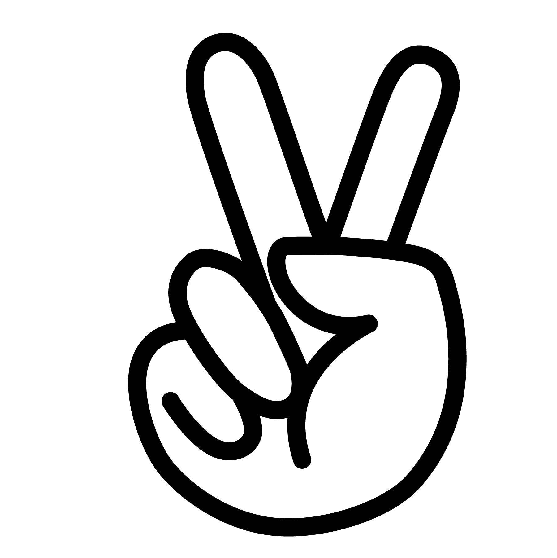 peace sign vector Download Free Vectors, Clipart
