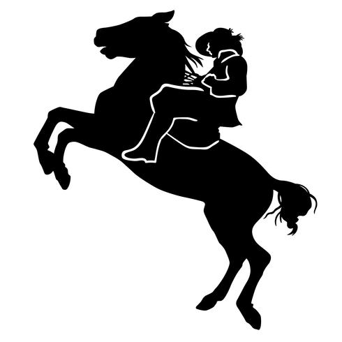 Download riding a horse silhouette - Download Free Vectors, Clipart ...