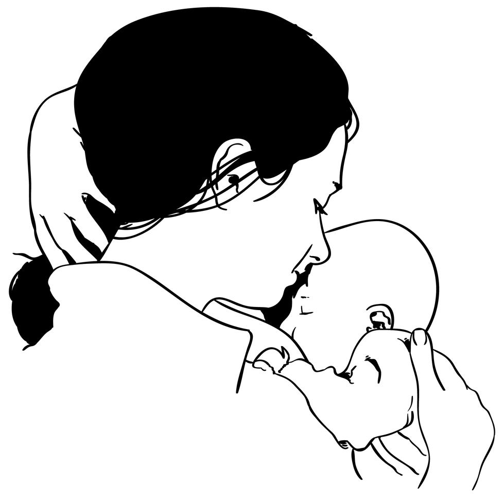 breastfeeding mother vector - Download Free Vector Art, Stock Graphics