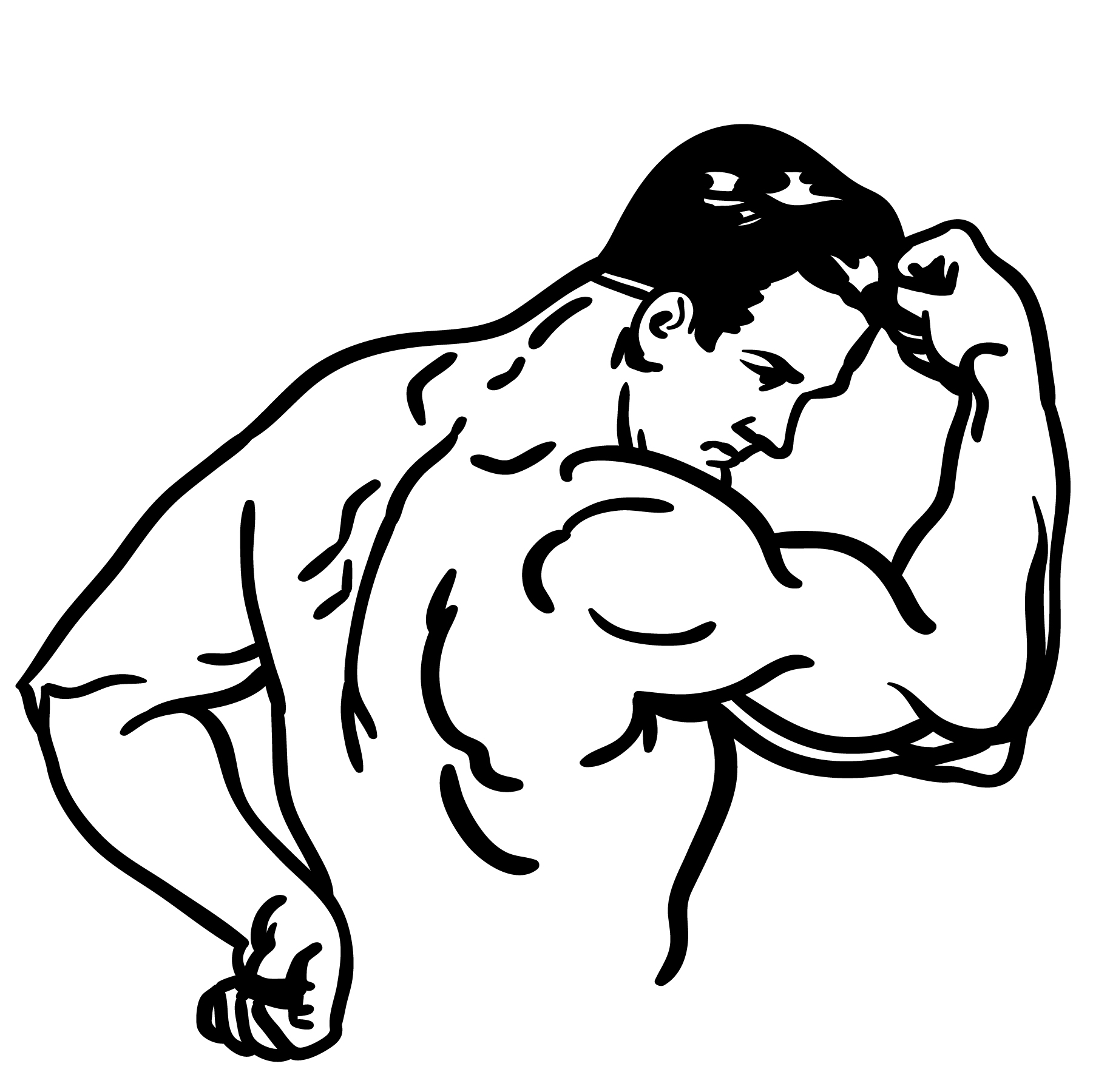 strong arm flex vector Download Free Vectors, Clipart Graphics