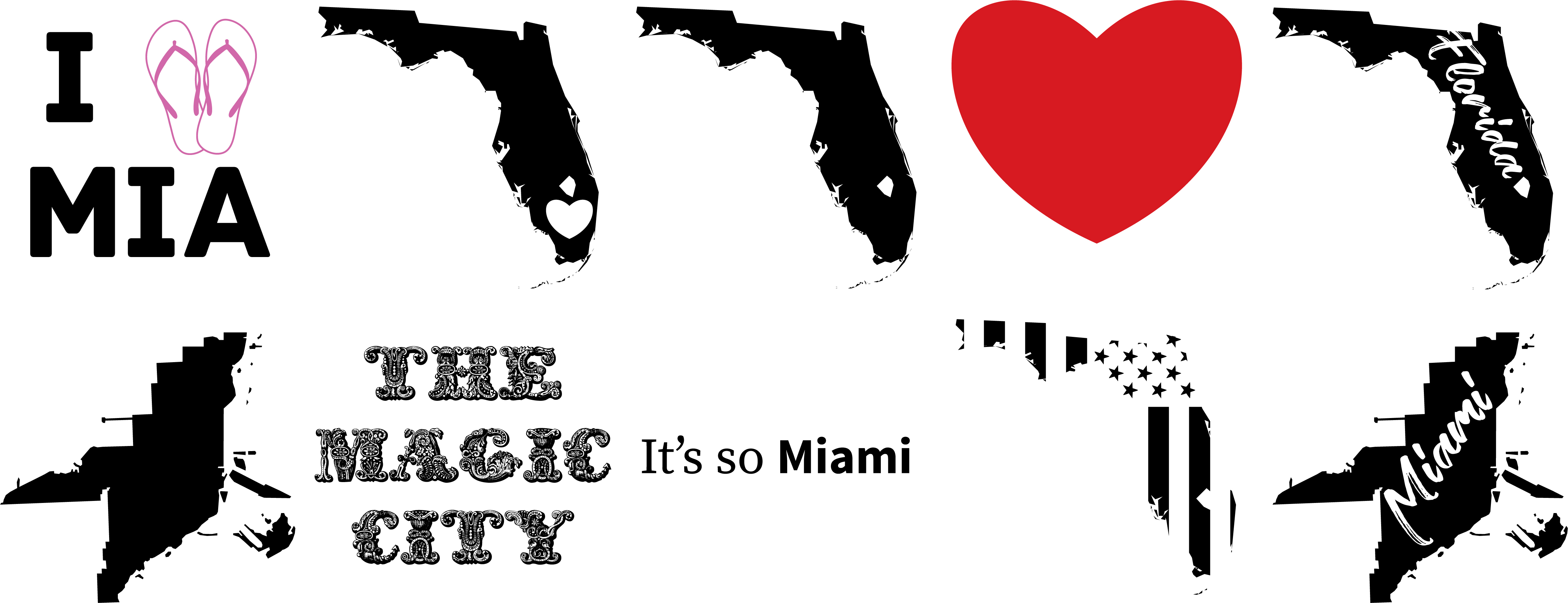 miami florida US map vector - Download Free Vectors ...