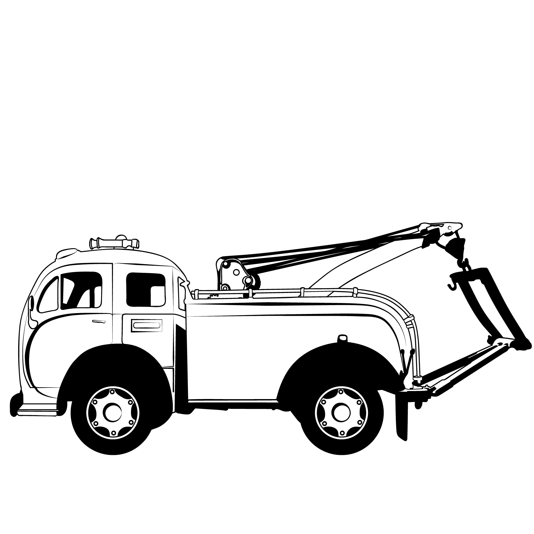 tow truck vector eps - Download Free Vectors, Clipart Graphics & Vector Art