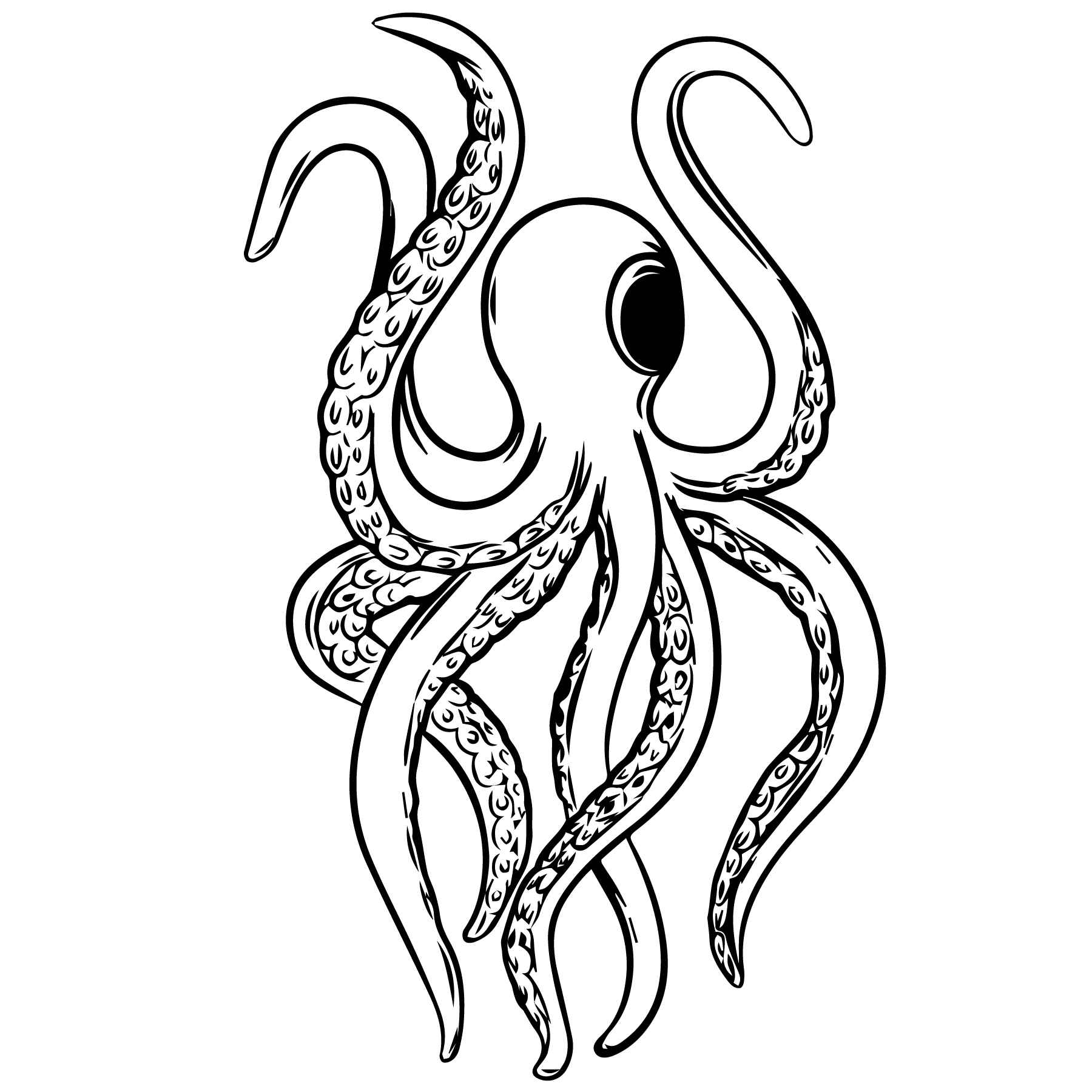 Download kraken octopus vector - Download Free Vectors, Clipart ...