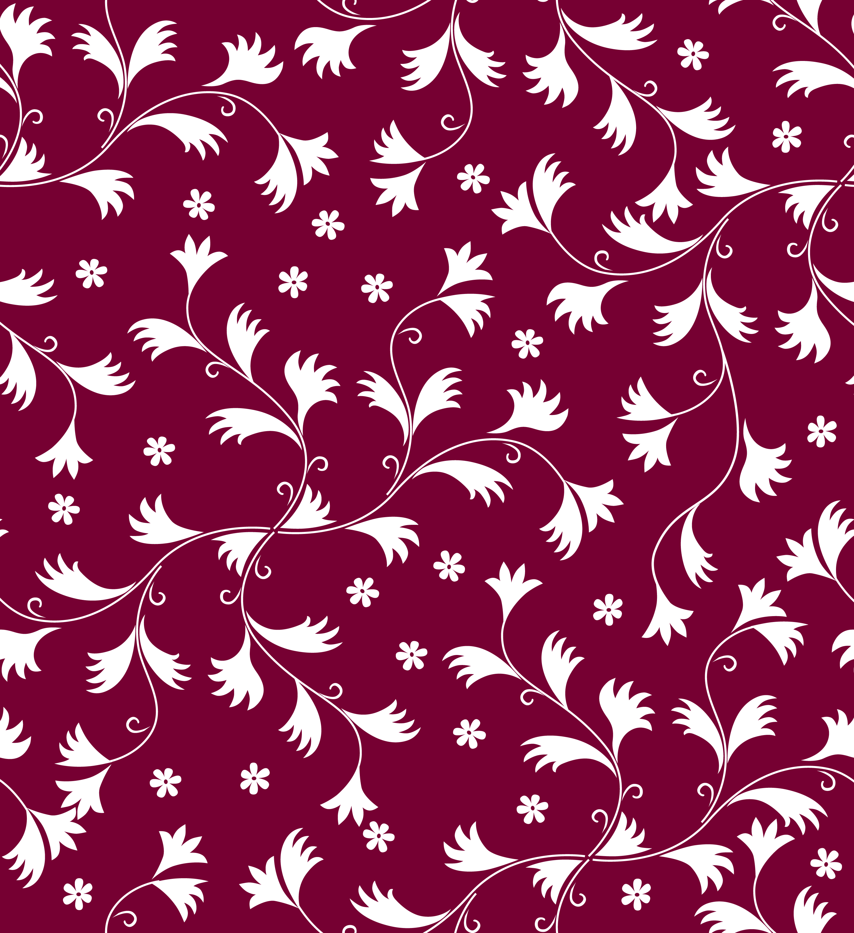 Abstract floral pattern. Leaves swirl seamless backdrop 530896 Vector