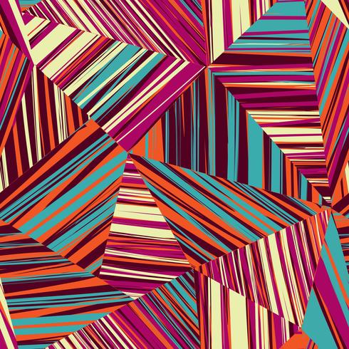 Abstract geometric form seamless pattern. Stripe line background vector