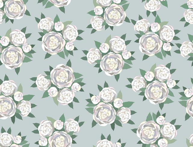 Floral seamless pattern. Flower background. vector