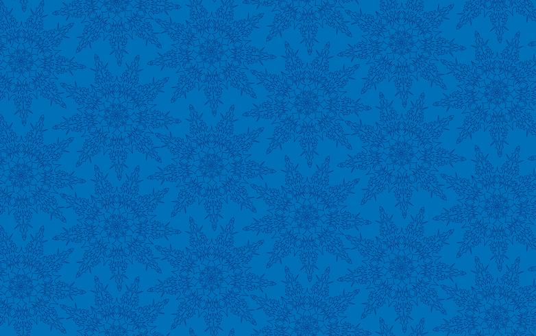 Snowflakes seamless pattern, snow background. vector