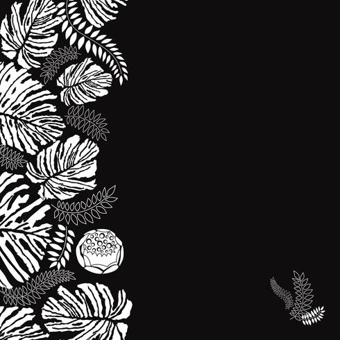 Floral seamless pattern. Flower background. Flourish garden border vector
