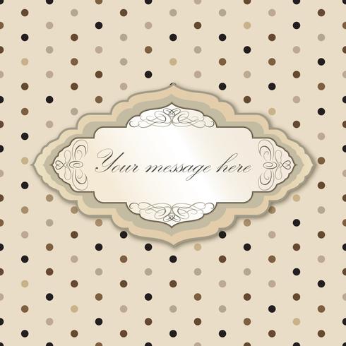 Calligraphic floral frame. Page decor element. Card border vector