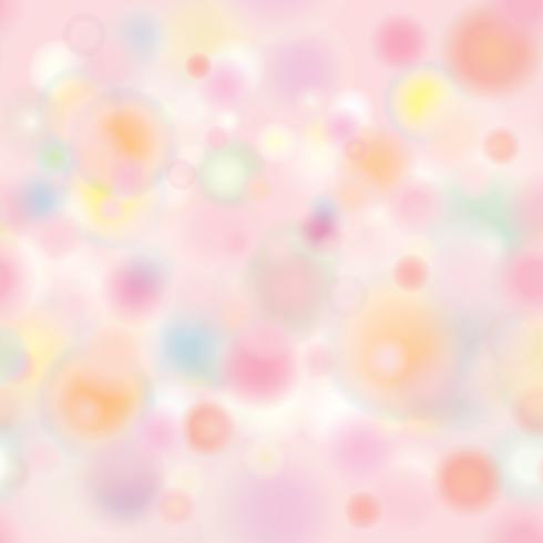 Abstract blur background. Splash lights and bubbles pattern vector