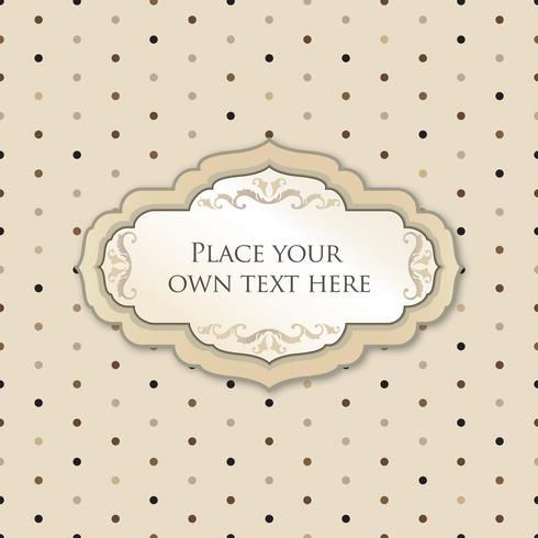 Calligraphic floral frame. Page decor element. Card border vector