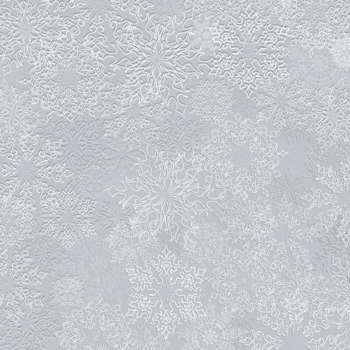 Snowflake metal impression print vector