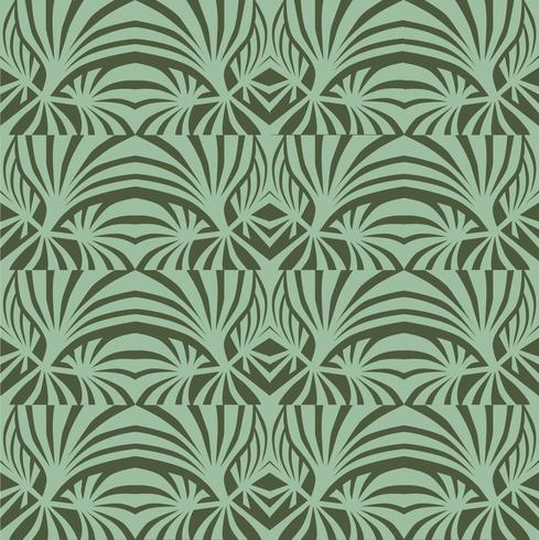 Abstract floral pattern. Stylish geometric seamless ornament vector