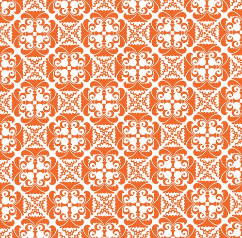 Abstract floral pattern. Stylish geometric seamless ornament vector