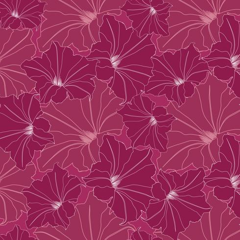 Floral seamless pattern. Flower background. vector