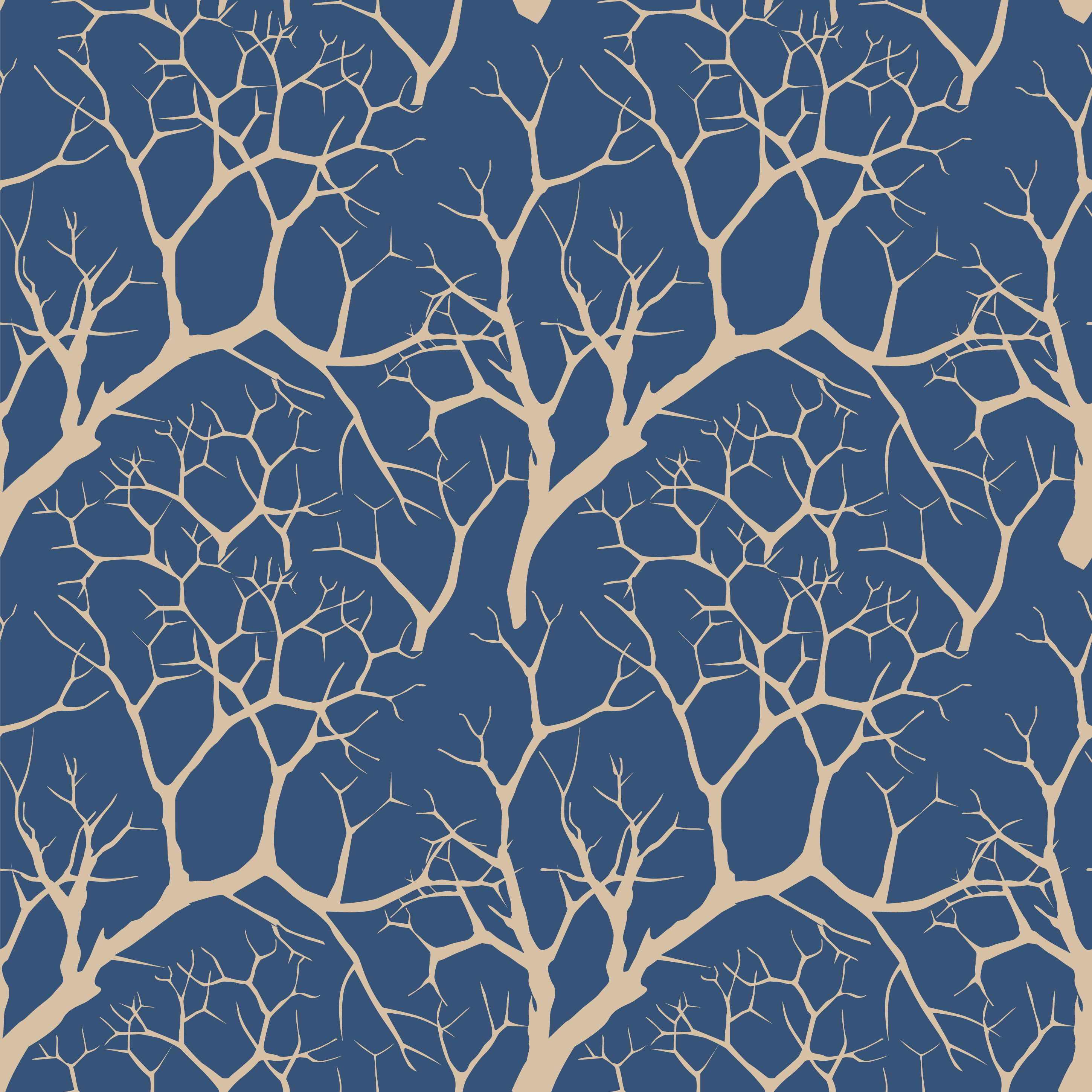 Forest seamless background. Garden tree pattern 531228 Vector Art at