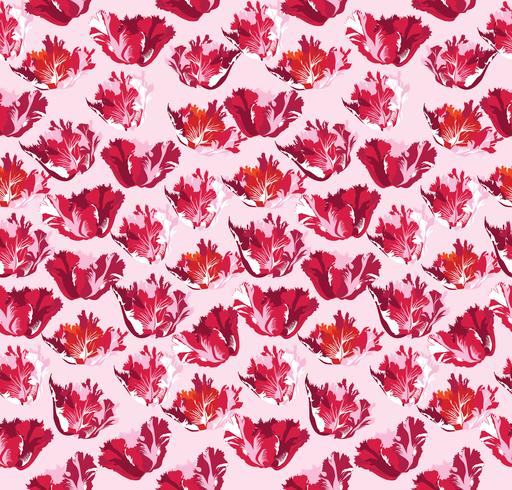 Floral seamless pattern. Flower background. vector