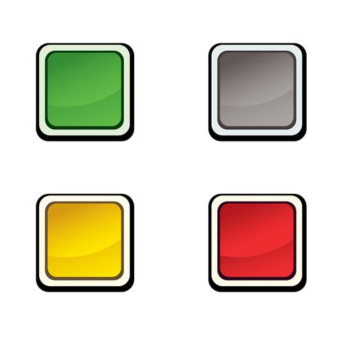 Button set. Icon design elements. vector