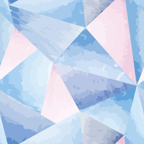Abstract Seamless Pattern Geometric Form Watercolor Background