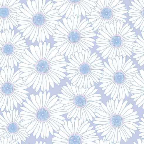 Floral seamless pattern. Flower background. vector