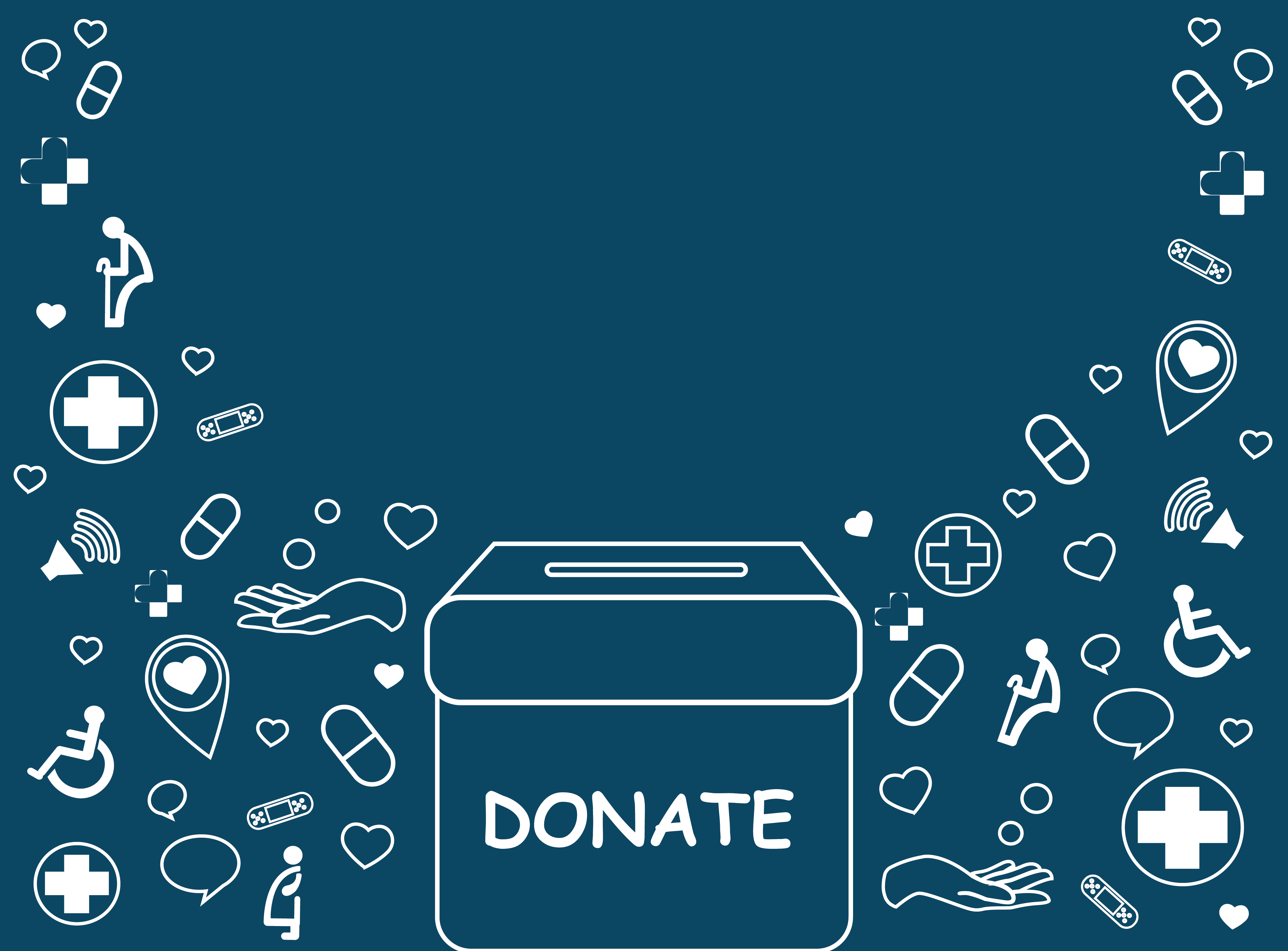 donate , charity for medical and health background vector 531348 Vector