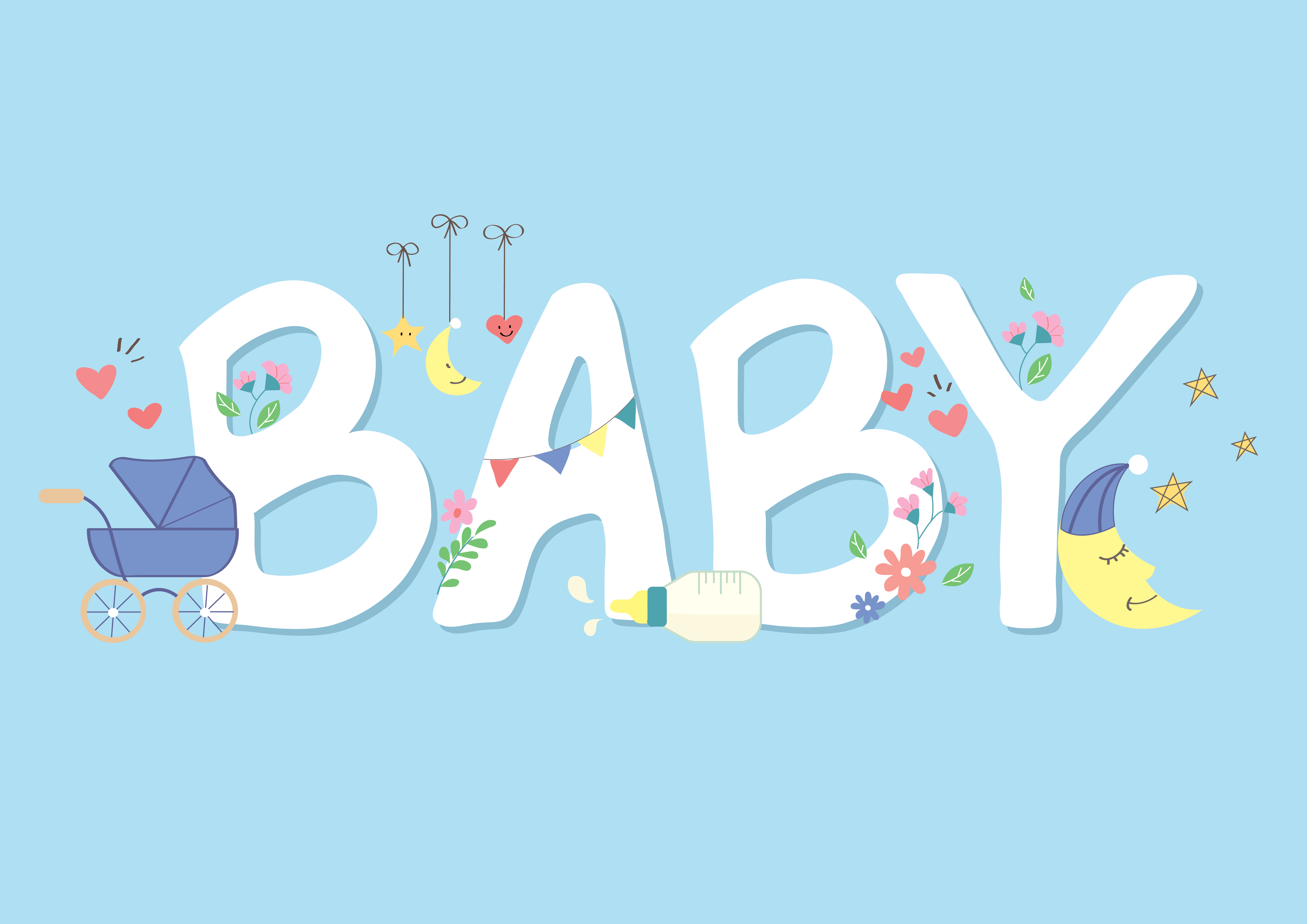 Download cute baby font vector - Download Free Vectors, Clipart ...