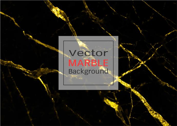 Gold marble, Vector pattern with golden foil texture on black and dark background.