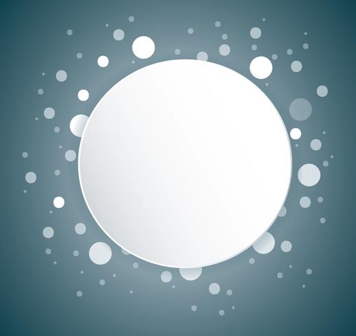 Abstract blue color Circle background vector